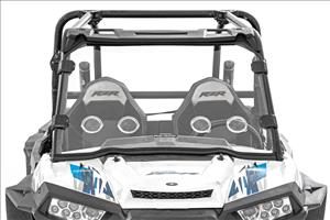 Polaris Scratch Resistant Vented Full Windshield with Factory Plastic Visor 16-18 Polaris RZR 900/1000XP Turbo Rough Country