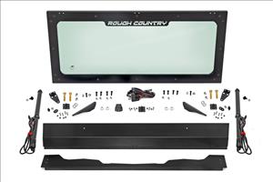 Electric Tilt Windshield Glass Honda Pioneer 1000 Rough Country