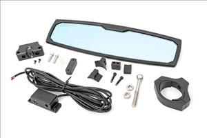 UTV Aluminum Rear View with Mirror Dome Light 1.75-2 Inch Mount Rough Country