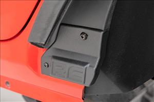High Clearance LED Flat Fender Flare Kit UV Treated Jeep Wrangler JL (18-24) Rough Country