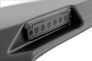 High Clearance LED Flat Fender Flare Kit UV Treated Jeep Wrangler JK (07-18) Rough Country