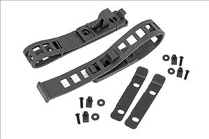Rubber Molle Panel Clamp Kit Universal 1/2 Inch 4 1/2 Inch 2-Clamps Rough Country