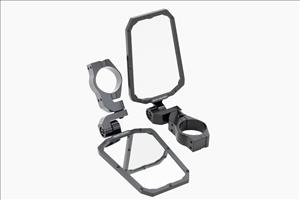 UTV Aluminum Side View Mirrors Horizontal Rough Country