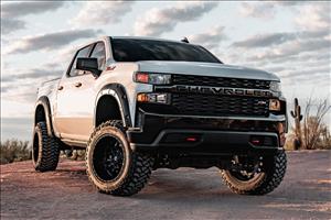 Fender Flares Defender GBA Black Chevy Silverado 1500 2WD/4WD (19-26) Rough Country