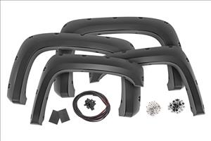 Pocket Fender Flares 6 Foot 7 Inch & 8 Foot Bed 46 Stealth Gray Chevy Silverado 1500/2500HD/3500HD (07-14) Rough Country