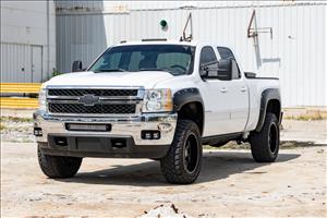 Pocket Fender Flares 6 Foot 7 Inch & 8 Foot Bed 836 Blue Granite Chevy Silverado 1500/2500HD/3500HD (07-14) Rough Country