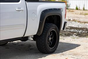 Pocket Fender Flares 6 Foot 7 Inch & 8 Foot Bed 836 Blue Granite Chevy Silverado 1500/2500HD/3500HD (07-14) Rough Country