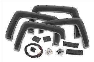 Pocket Fender Flares 6 Foot 7 Inch & 8 Foot Bed G1K Deep Ocean Blue Chevy Silverado 1500 (14-18)/2500HD Rough Country