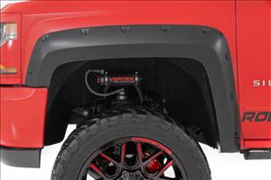 Pocket Fender Flares 5 Foot 9 Inch Bed Gas Door Chevy Silverado 1500 (14-18 & Classic) Rough Country