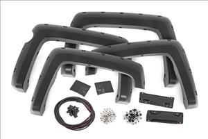 Pocket Fender Flares 5 Foot 9 Inch Bed GXG Tungsten Chevy Silverado 1500 (14-18 & Classic) Rough Country