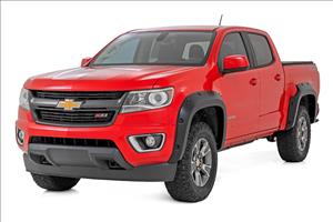 Pocket Fender Flares GAN Silver Ice Chevy Colorado 2WD/4WD (2015-2022) Rough Country