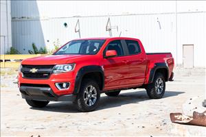 Pocket Fender Flares GAN Silver Ice Chevy Colorado 2WD/4WD (2015-2022) Rough Country