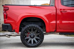 Fender Flares SF1 GXP Lakeshore Blue Chevy Silverado 1500 (19-26) Rough Country