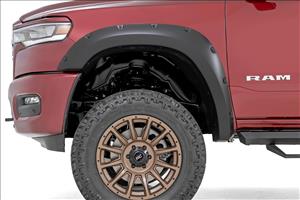 Pocket Fender Flares Gloss Black Ram 1500 2WD/4WD (2025-2026) Rough Country