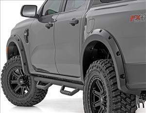 Pocket Fender Flares G1 Absolute Black Ford Ranger 2WD/4WD (2024-2026) Rough Country