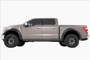 Traditional Pocket Fender Flares Flat Black Ford F-150 2WD/4WD (21-23) Rough Country