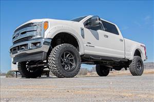 Pocket Fender Flares Flat Black Ford Super Duty 2WD/4WD (17-22) Rough Country