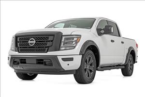 Pocket Fender Flares G41 Magnetic Black Nissan Titan 2WD/4WD (2017-2024) Rough Country