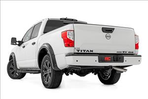 Pocket Fender Flares Crew QAK Glacier White W/O Emblem Nissan Titan (17-24) Rough Country