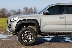 Pocket Fender Flares 040 Super White Toyota Tacoma 2WD/4WD (2016-2023) Rough Country