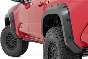 Pocket Fender Flares 089 Wind Chill Pearl Toyota Tacoma 2WD/4WD (24-26) Rough Country