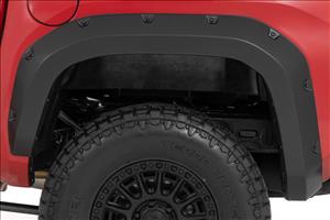 Pocket Fender Flares 089 Wind Chill Pearl Toyota Tacoma 2WD/4WD (24-26) Rough Country