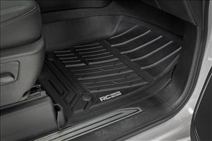 Flex-Fit Floor Mats Front Bucket Silverado/Sierra 1500/2500HD/3500HD (19-26) Rough Country