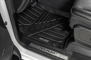 Flex-Fit Floor Mats Front Crew Ram 1500 (19-24)/1500 TRX (21-24) Rough Country