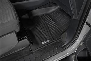 Flex-Fit Floor Mats FR & RR Ford F-150 (15-26)/F-150 Lightning (22-26)/Raptor (17-25) Rough Country