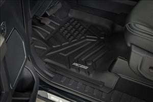 Flex-Fit Floor Mats Front and Rear Ford F-250/F-350 Super Duty (17-26) Rough Country