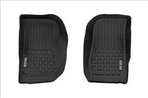 Floor Mats FR 4 Door Jeep Wrangler Unlimited 4WD (2014-2018) Rough Country
