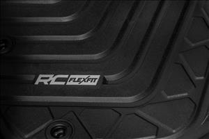 Flex-Fit Floor Mats Front Toyota Tacoma 2WD/4WD (2016-2023) Rough Country