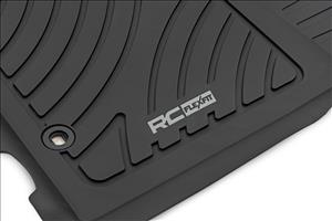 Flex-Fit Floor Mats Front and Rear Toyota Tacoma 2WD/4WD (2012-2015) Rough Country
