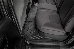 Flex-Fit Floor Mats Front and Rear Toyota Tacoma 2WD/4WD (2016-2023) Rough Country