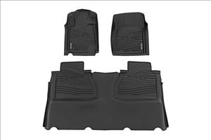 Floor Mats FR & RR Double Cab Toyota Tundra 2WD/4WD (2014-2021) Rough Country