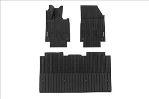 Flex-Fit Floor Mats FR & RR Tesla Cybertruck 4WD (2024-2026) Rough Country