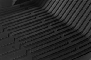 Flex-Fit Floor Mats FR & RR Tesla Cybertruck 4WD (2024-2026) Rough Country