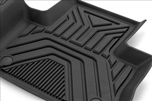Flex-Fit Floor Mats Front & Rear Toyota RAV4 2WD/4WD (2019-2025) Rough Country
