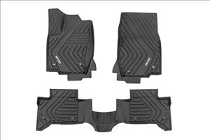 Flex-Fit Floor Mats FR & RR Toyota Land Cruiser 4WD (2024-2026) Rough Country