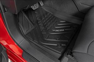 Flex-Fit Floor Mats FR & RR CrewMax Toyota Tundra 2WD/4WD (2022-2026) Rough Country