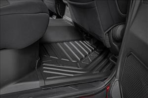 Flex-Fit Floor Mats FR & RR CrewMax Toyota Tundra 2WD/4WD (2022-2026) Rough Country
