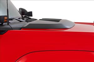 Hood Scoop PQ Race Red Ford Bronco 4WD (2021-2025) Rough Country