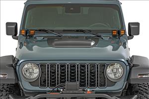 Hood Scoop PAU Granite Crystal Jeep Gladiator JT/Wrangler JL 4WD (18-26) Rough Country
