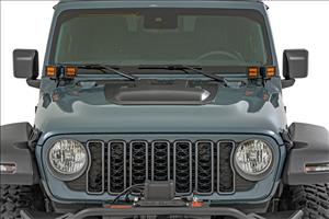 Hood Scoop PPS Fathom Blue Jeep Gladiator JT/Wrangler JL 4WD (2018-2026) Rough Country