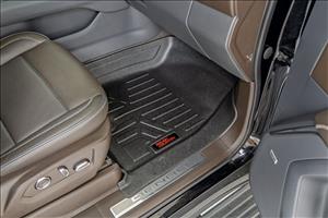 Floor Mats FR & RR FR/RR Bucket Chevy/GMC Tahoe/Yukon 2WD/4WD (21-26) Rough Country