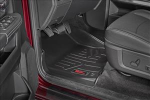 Heavy Duty Floor Mats [Front] - For 12-18 Dodge Ram Crew/ Mega Cab Rough Country