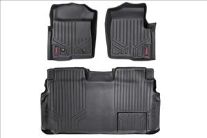 Heavy Duty Floor Mats Front/Rear-09-12 Ford F-150 SuperCrew Cab Rough Country