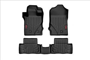 Floor Mats Front & Rear Ford Bronco (2 Door) 4WD (2021-2025) Rough Country