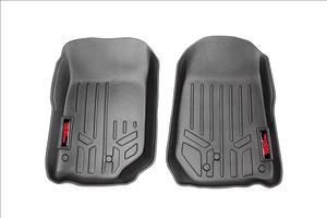 Heavy Duty Floor Mats Front-97-06 Jeep Wrangler TJ Rough Country