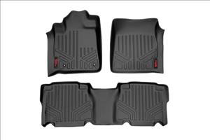 Floor Mats Front and Rear CrewMax Toyota Tundra 2WD/4WD (2007-2011) Rough Country
